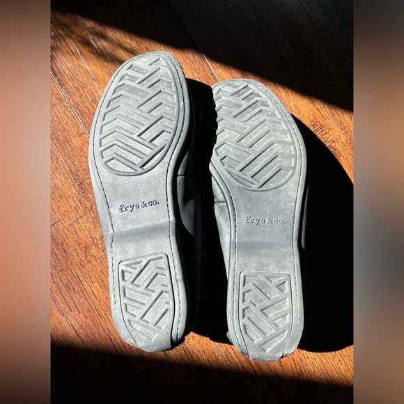 Frye & Co Men's 12 Black Leather Driving Loafers Shoes Lewis Venetian Moccasin - Picture 6 of 9